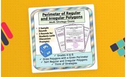 Perimeter Worksheets: Perimeter of Regular & Irregular Polygons Game