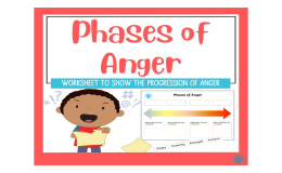 Phases of Anger Worksheet