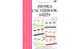 Phonics CVC Flipbook SATPIN