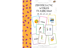 Phonics CVC Words Flashcard BL, BR, CL, CR, DR