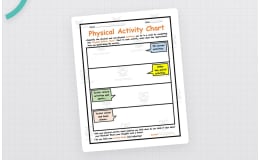 Physical Activity Chart – Tracker & Reflection