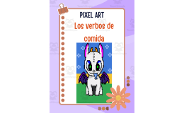Pixel Art: Los verbos de comida