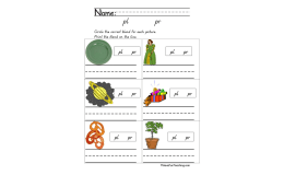 PL & PR Blends Worksheet – Phonics Practice