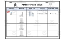 Place Value Graphic Organizer