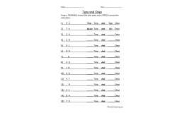 Place Value Tens Ones Worksheet