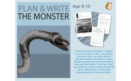 Plan And Write A Story Called 'The Monster' (9-13 years)