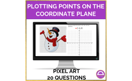 Christmas Coordinate Plane – Pixel Art Plotting