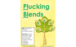 Plucking Blends L Blend Activity