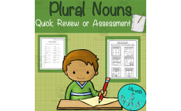 Plural Noun Worksheet