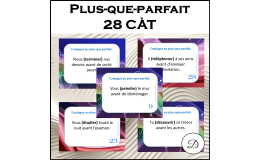 Plus-que-parfait - 28 CÀT / French Verb Tenses