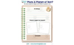 Pluto a Planet or Not Activity