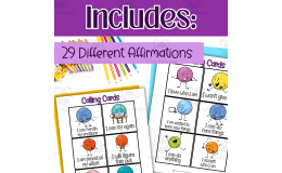 Positive Affirmation Bingo Counseling Self Esteem Activity