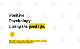 Positive Psychology Slides + Guided Notes