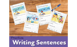Practice Writing Sentences ‘Zoggy In The Sun’ (4-7 years)