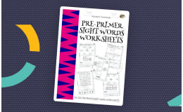 Pre-Primer Sight Words Worksheets