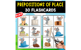 PREPOSITIONS OF PLACE | 30 FREE FLASHCARDS FOR KIDS