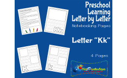 Preschool Letter by Letter: Letter K - Notebooking