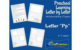 Preschool Letter by Letter: Letter P - Notebooking