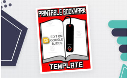 Printable Bookmark Templates (Editable in Google Slides)