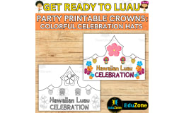 Printable Luau Party Crowns & Hats: Add Some Fun to Your Classroom