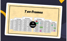 Ten Frame Worksheets 1–10 – Counting Practice Set