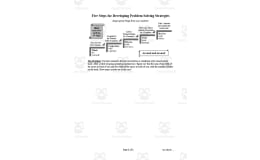 Problem Solving Strategies: Around and Around | Math Worksheet