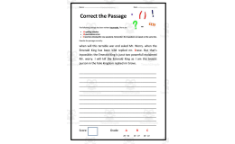 Proofreading Worksheet 2