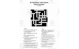 Pseudo Crossword: 20 Questions Julius Caesar