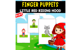 PUPPETS FOR FINGERS | LITTLE RED RIDING HOOD