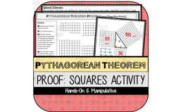 Pythagorean Theorem Proof: Squares Manipulative Activity