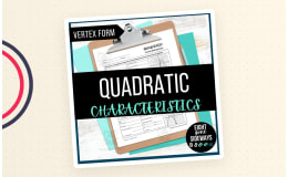 Quadratic Functions Worksheet – Vertex Form Practice