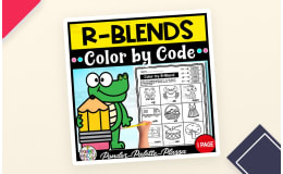 R-Blends Activity - Color by Code