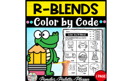 R-Blends Activity - Color by Code