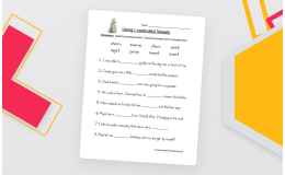R-Controlled Vowels Worksheet – Fill in the Blank