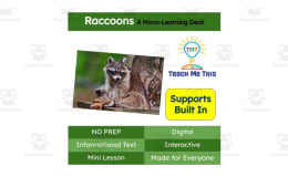 Raccoons | Interactive Science Lesson | Micro-Learning Deck