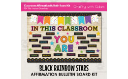 Rainbow Stars Affirmation – Bulletin Board Kit