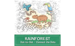 Rainforest Dot-to-Dot / Connect the Dots PDF
