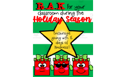 Random Acts of Kindness during the Holiday Season
