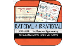 Rational & Irrational Numbers: Sorting & Approximating on a Number Line