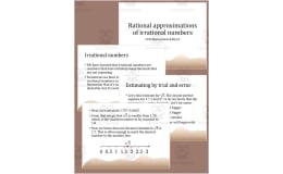Rational approximations of irrational numbers 8.NS.A.2