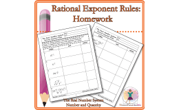 Rational Exponent Rules: Homework