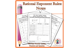 Rational Exponent Rules: Notes