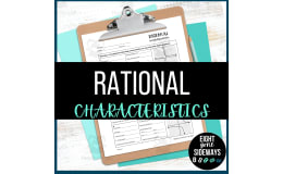 Rational Function Characteristics – Graphing Worksheet