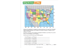 Reading a Map Worksheets – Social Studies Practice