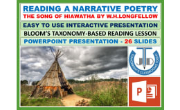 READING A NARRATIVE POETRY: THE SONG OF HIAWATHA - POWERPOINT PRESENTATION