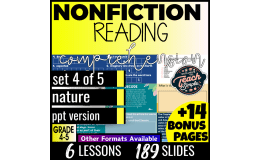 Reading Comprehension Nonfiction Set 4 - Nature (PPT)