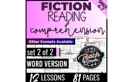 Reading Comprehension Passages Fiction Set 2 (Word)