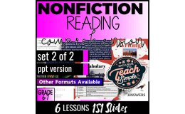 Reading Comprehension Passages Nonfiction Set 2 (PPT)