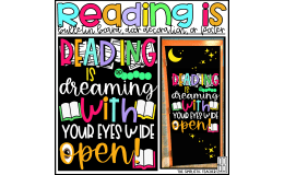 Reading Is Dreaming – March Library Door Kit