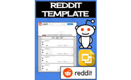 Reddit Template (Editable on Google Slides)